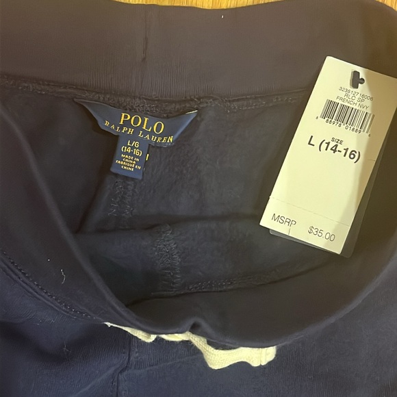 Boys Polo Ralph Lauren sweatpants. Navy blue. size large 14-16.NWT - Picture 4 of 6